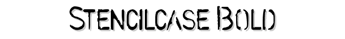Stencilcase Bold font